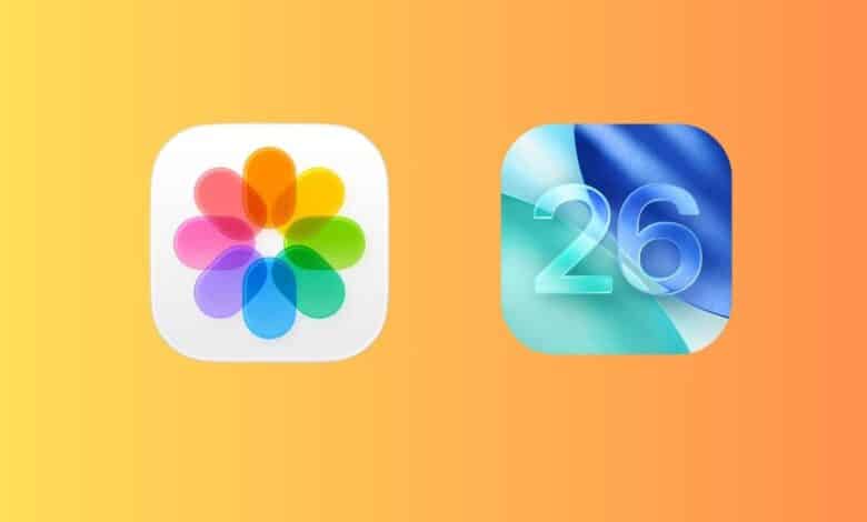 تطبيق الصور مع iOS 26؟ تصميم زجاجي، تبويبات محسّنة، وميزات ثلاثية الأبعاد